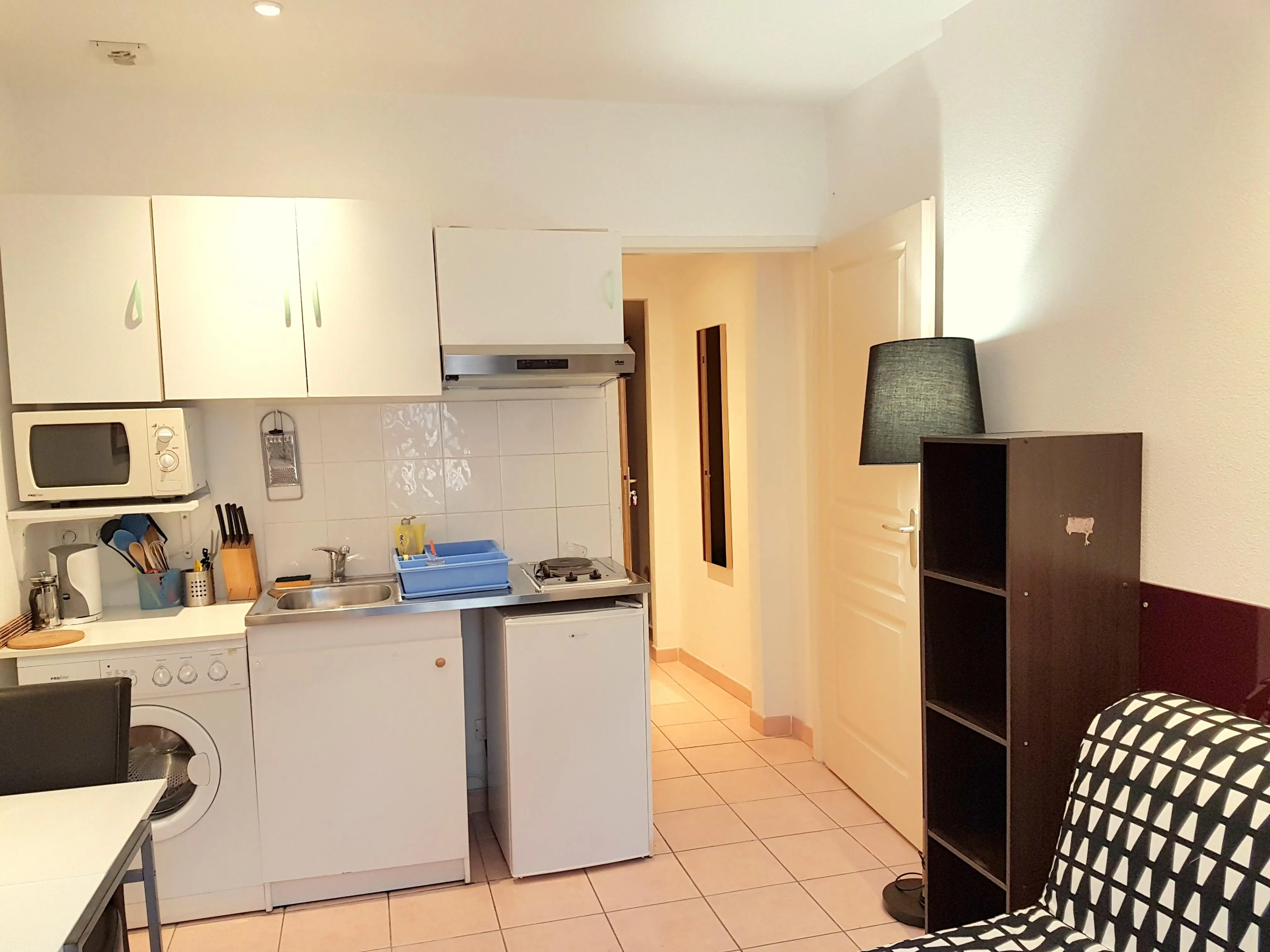 Espace de vie avec Kitchnette